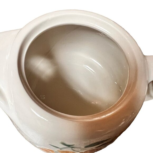 Vintage Vitreous China Porcelier Tea Pot With Pears - Picture 6 of 9